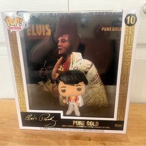 Funko Pop! 10 Album Cover in Case: ELVIS PRESLEY Pure Gold NEW